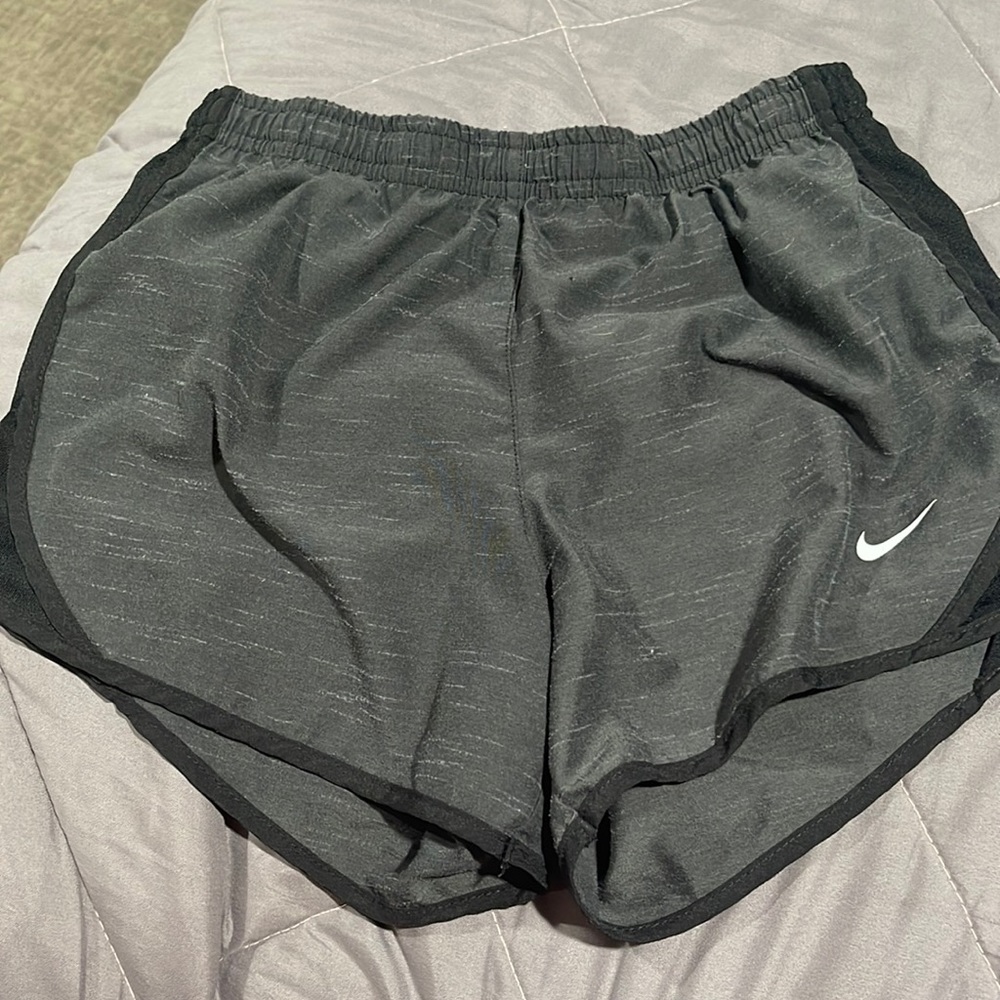 cute dark gray nike shorts